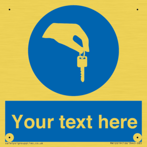 Custom Mandatory Keys Sign